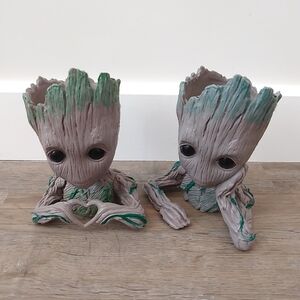 Adorable Groot Planter Set